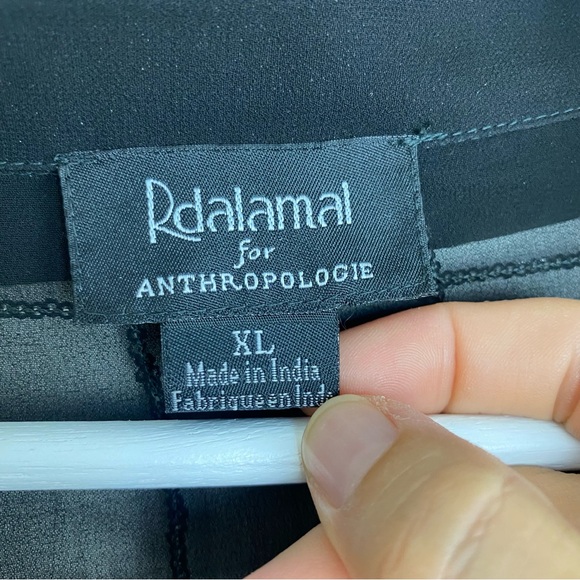 EUC! Rinku Dalamal for Anthropologie Sequin Shirt Dress Whimsigoth in Black - XL - Picture 4 of 7